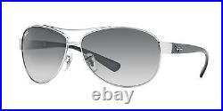 Lunettes de Soleil Ray-Ban RB 3386 Black Silver/ Grey Shaded 63/13/130 unisexe