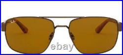 Lunettes de Soleil Ray-Ban RB 3663 Brown/Brown 60/17/140 homme