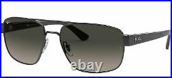 Lunettes de Soleil Ray-Ban RB 3663 Ruthenium/Grey Shaded 60/17/140 homme