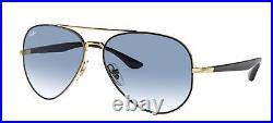 Lunettes de Soleil Ray-Ban RB 3675 Gold Black/Blue Shaded 58/14/135 unisexe