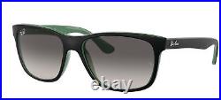 Lunettes de Soleil Ray-Ban RB 4181 Black Green/Grey Shaded 57/16/145 unisexe