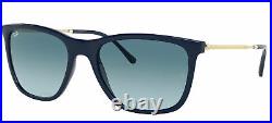 Lunettes de Soleil Ray-Ban RB 4344 Blue/Grey Blue Shaded 56/19/140 unisexe
