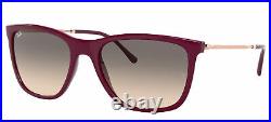Lunettes de Soleil Ray-Ban RB 4344 Red/Grey Beige Shaded 56/19/140 unisexe