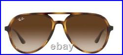 Lunettes de Soleil Ray-Ban RB 4376 Havana/Brown Shaded 57/16/145 unisexe
