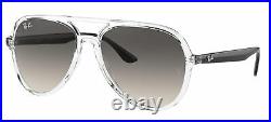 Lunettes de Soleil Ray-Ban RB 4376 Transparent/Grey Shaded 57/16/145 unisexe