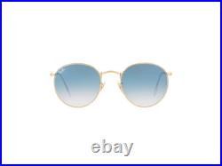 Lunettes de Soleil Ray Ban RB3447N Round Metal or Bleu Clair Gradient 001/3F