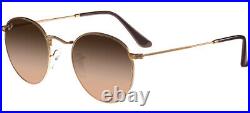 Lunettes de Soleil Ray-Ban ROUND METAL RB 3447 Copper/Pink Brown 53/21/145