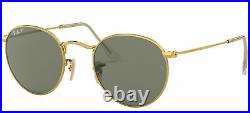 Lunettes de Soleil Ray-Ban ROUND METAL RB 3447 Gold/Green 50/21/145 unisexe