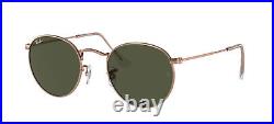 Lunettes de Soleil Ray-Ban ROUND METAL RB 3447 Gold Rose/Green 50/21/145 homme