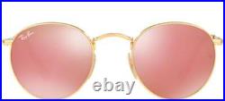 Lunettes de Soleil Ray-Ban ROUND METAL RB 3447N Gold/Copper 47/21/140 unisexe