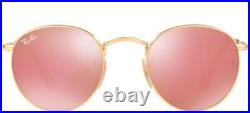 Lunettes de Soleil Ray-Ban ROUND METAL RB 3447N Gold/Copper 50/21/145 unisexe