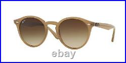Lunettes de Soleil Ray-Ban ROUND RB 2180 Turtledove/Brown Shaded 49/21/145 homme
