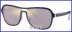 Lunettes de Soleil Ray-Ban STATE SIDE RB 4356 Blue/Grey Gold 58/17/140 unisexe