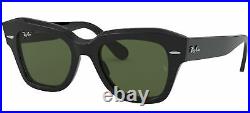 Lunettes de Soleil Ray-Ban STATE STREET RB 2186 Black/Green 49/20/145 unisexe