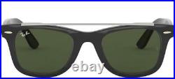 Lunettes de Soleil Ray-Ban WAYFARER RB 4540 Black/Green 50/22/150 unisexe