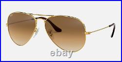 Lunettes de Soleil ray ban 3025 001/51 55-14 Aviator Sunglasses ray-ban Small