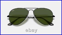 Lunettes de Soleil ray ban RB 3689 9148 31 55 Small Aviator Black 3025 914831