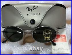 Lunettes de soleil B&L RAY-BAN en métal vintage RB8011 NEUF