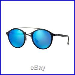 Lunettes de soleil Ray-Ban 4266 Noir Verre Bleu Miroir Ray Ban