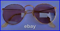 Lunettes de soleil Vintage Ray Ban B&L U. S. A. John Lennon Sunglasses gold plated