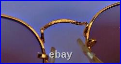 Lunettes de soleil Vintage Ray Ban B&L U. S. A. John Lennon Sunglasses gold plated