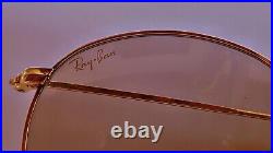 Lunettes de soleil Vintage Ray Ban B&L U. S. A. John Lennon Sunglasses gold plated