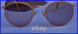 Lunettes de soleil Vintage Ray Ban B&L U. S. A. John Lennon Sunglasses gold plated