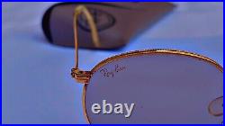 Lunettes de soleil Vintage Ray Ban B&L U. S. A. John Lennon Sunglasses gold plated