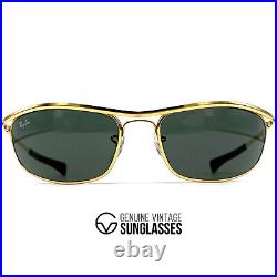 NOS vintage RAY-BAN / BAUSCH & LOMB OLYMPIAN I DLX sunglasses USA 90s Gold