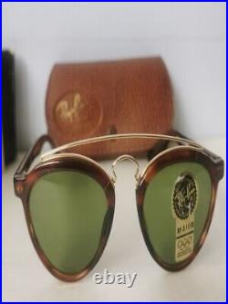 Objectifs combinés vintage B&L Ray Ban Gatsbty maquette tortue W1531