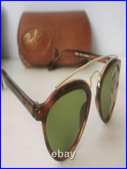 Objectifs combinés vintage B&L Ray Ban Gatsbty maquette tortue W1531