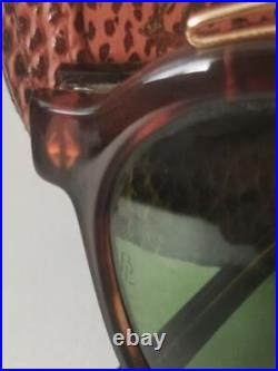 Objectifs combinés vintage B&L Ray Ban Gatsbty maquette tortue W1531