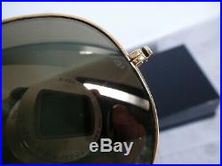 Paire de lunette ray-ban aviator vintage B/L USA plaqué or