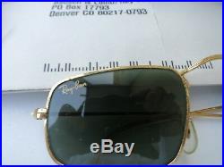 RARES RAY BAN Bausch&lomb vintage W0982 Arista plaqué or classique collection