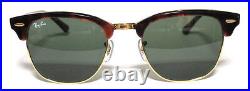 RAY BAN 3016 51 W0366 Dark Havana Clubmaster Sunglasses Lunettes de Soleil