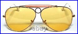 RAY BAN 3138 58 Shooter Or Jaune Ambermatic Personalisé Remix