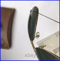 RAY BAN 58mm Aviator Deep Groove Shooter Bausch & Lomb made in USA vintage