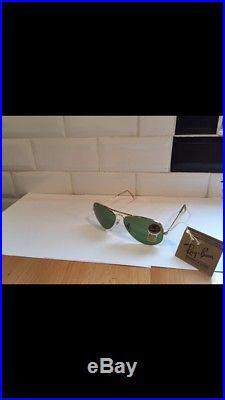 RAY BAN AVIATOR BAUSCH LOMB L0556 58mm NEW OLD STOCK