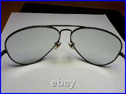 RAY BAN AVIATOR LARGE 62/14 PHOTOCHROMIQUE WITH CHANGEABLE LENSES 80's