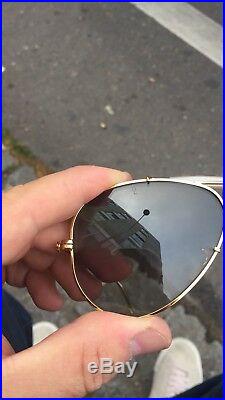 RAY BAN BAUSCH LOMB SHOOTER 58mm ULTRA GRADIENT GRAY LENSES NEW OLD SUNGLASSES