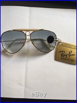 RAY BAN BAUSCH LOMB SHOOTER 58mm ULTRA GRADIENT GRAY LENSES NEW OLD SUNGLASSES