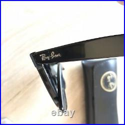 RAY-BAN Black Ebony WAYFARER II B&L made in USA vintage
