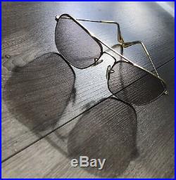 RAY-BAN CARAVAN B&L Vintage 60s 58 16mm Gray Changeable