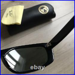 RAY BAN Fugitives Square Ebony Bausch & Lomb made in USA vintage