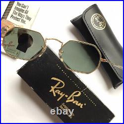 RAY BAN Hexagonal Arista Bausch & Lomb made in USA vintage