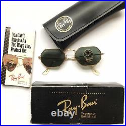 RAY BAN Hexagonal Arista Bausch & Lomb made in USA vintage