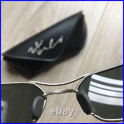 RAY-BAN Orbs Rectangle B&L made in USA vintage W2737