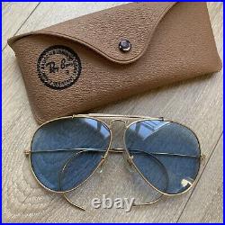 RAY-BAN Outdoorsman Shooter 62mm Blue Changeables AVIATOR USA BAUSCH AND LOMB