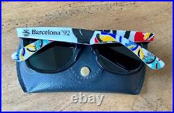 Rare Ray Ban Wayfarer vintage Barcelona 92 Bausch & Lomb (B&L) USA Etat neuf