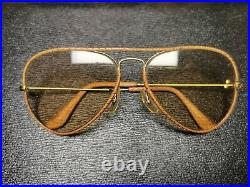Rare Vintage sunglasses Ray-Ban 1ère Aviator Ostrich 70s Photochromatic Lens